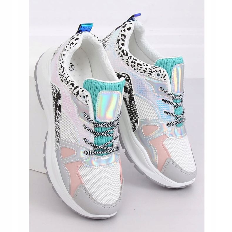 NB317P sapatos esportivos brancos multicolorido 2