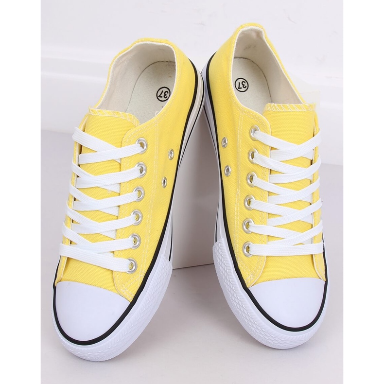 Tênis feminino amarelo clássico 7050Y Yellow 2