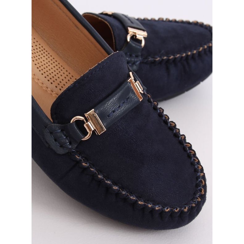 Mocassins para mulheres azul marinho FM3024 Blue 2