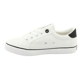 Tênis Big Star amarrado em branco 274473 preto 2