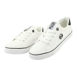 Tênis Big Star amarrado em branco 274473 preto 3