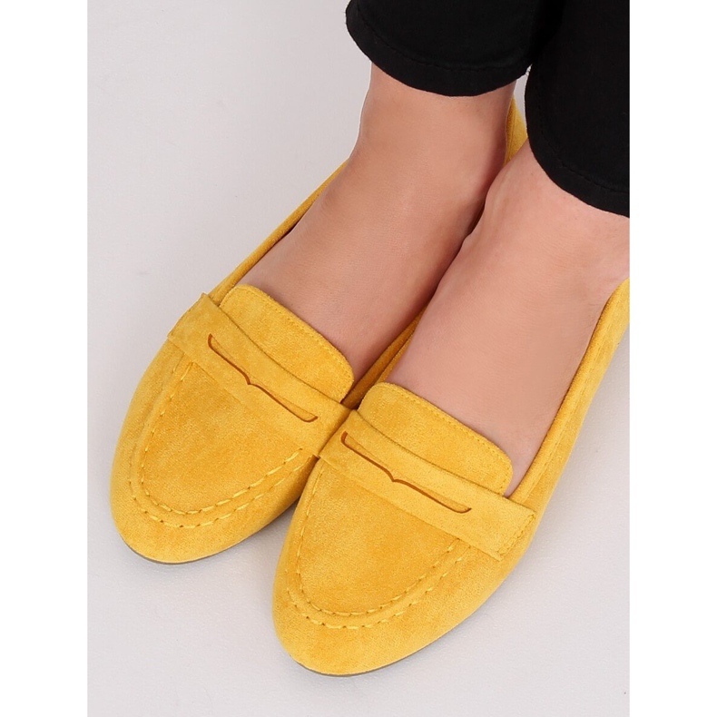 Mocassins de mel feminino B2030 amarelo 2
