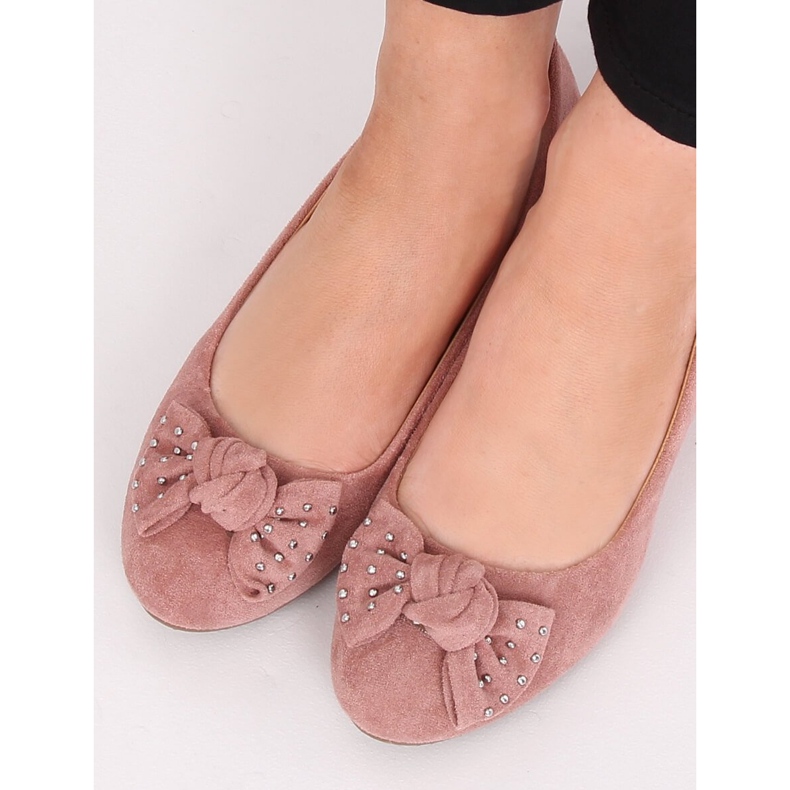 Bailarinas de cunha rosa FM217-13 rosa 1