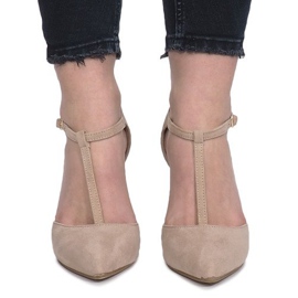 Sapatos bege com salto Bold 1