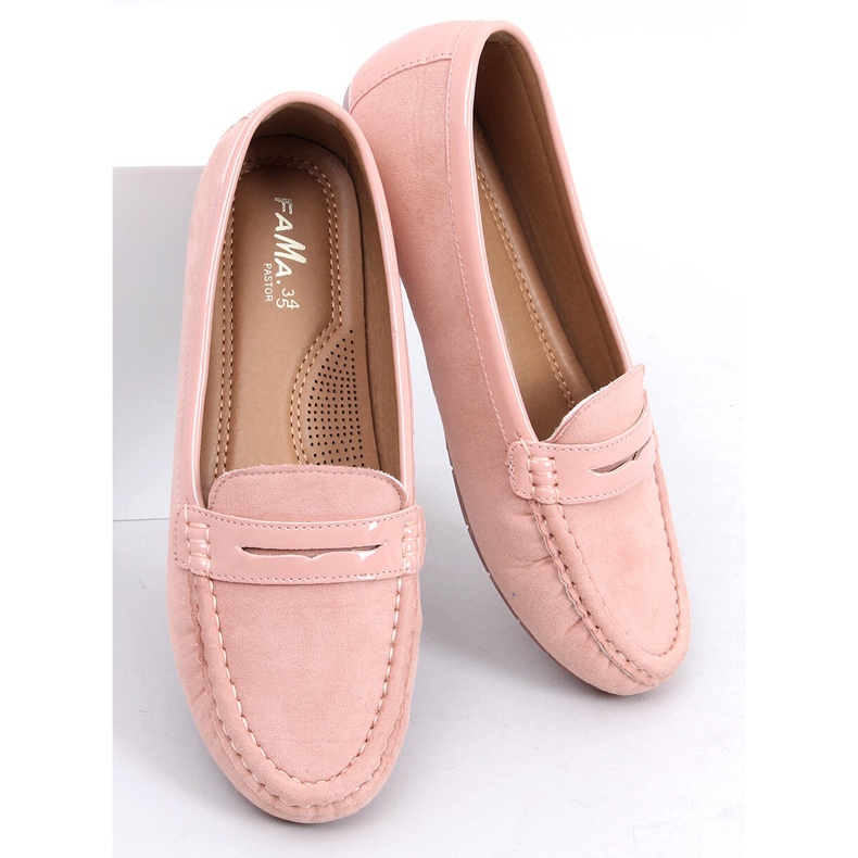 Mocassins rosa feminino FM2958-3 rosa 1