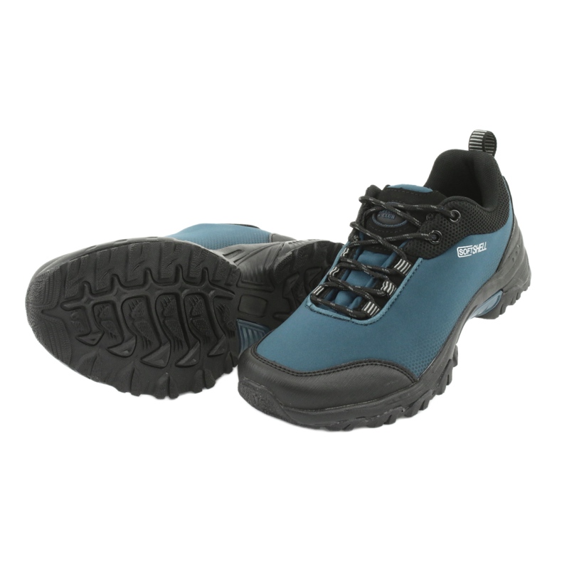 Sapatos soft-shell azul American Club WT06 preto 6