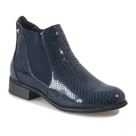 Botas elegantes azul marinho 1602 1