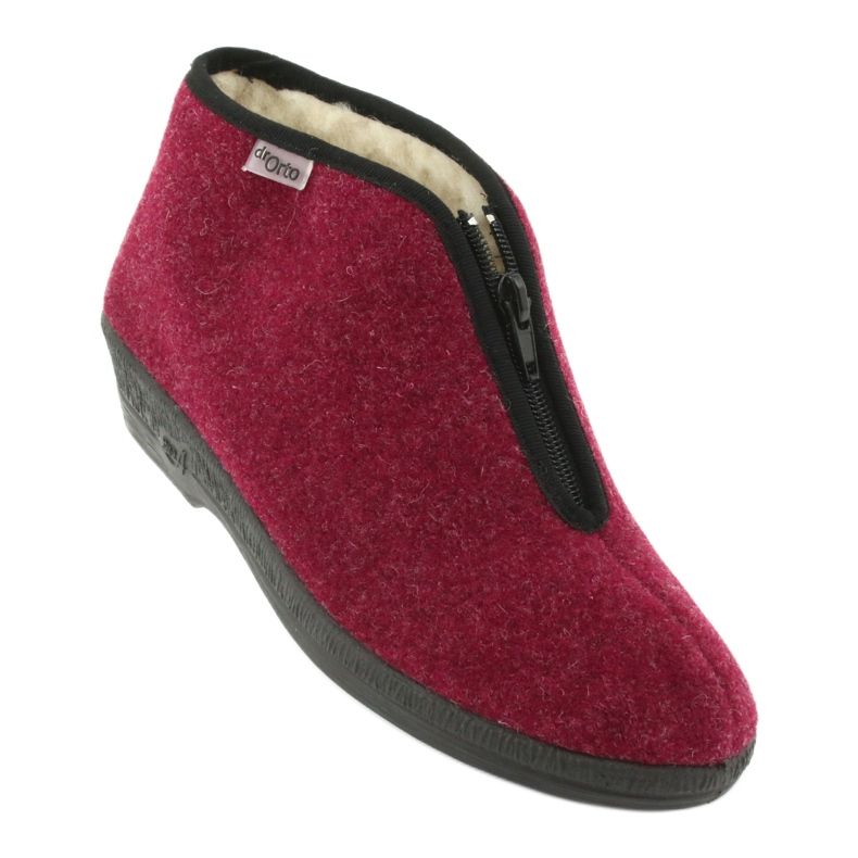 Sapatos femininos Befado pu 041D050 vermelho multicolorido 1