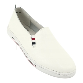 Tênis deslizante de couro Filippo DP066 branco 1