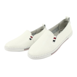 Tênis deslizante de couro Filippo DP066 branco 3