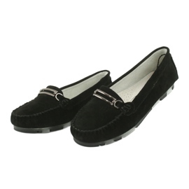 Mocassins de camurça Filippo DP1202 preto 3