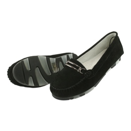 Mocassins de camurça Filippo DP1202 preto 5