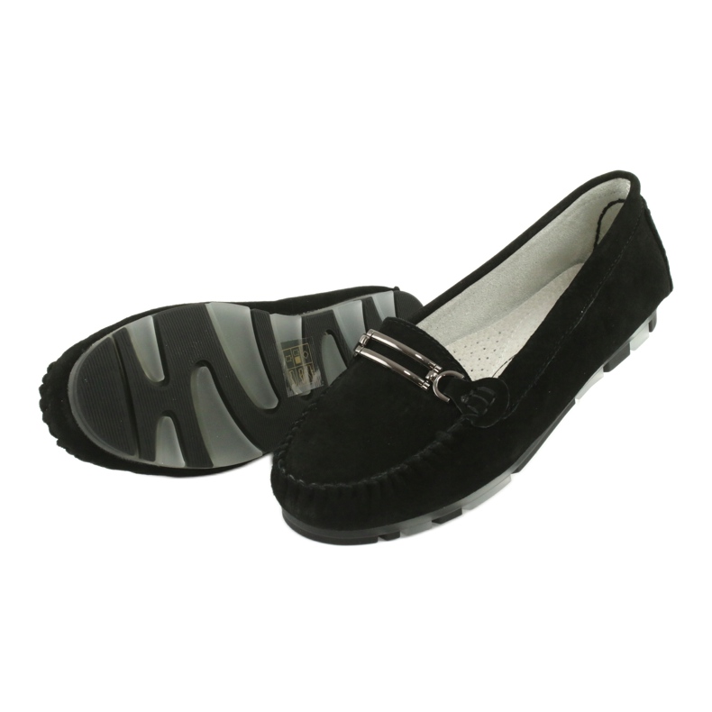 Mocassins de camurça Filippo DP1202 preto 5