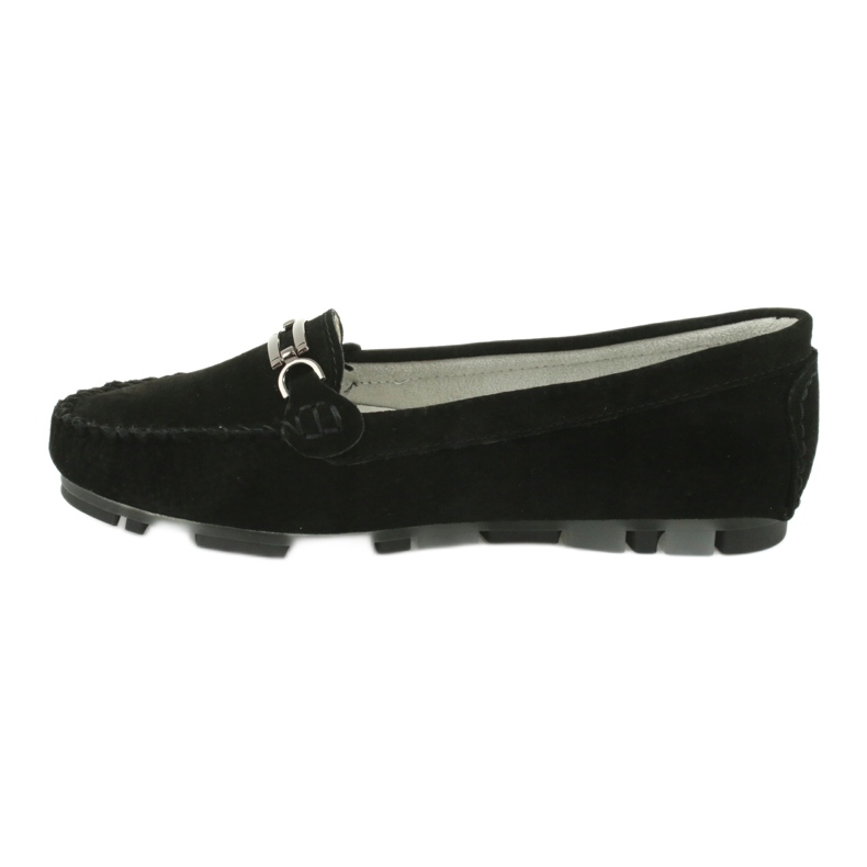 Mocassins de camurça Filippo DP1202 preto 2