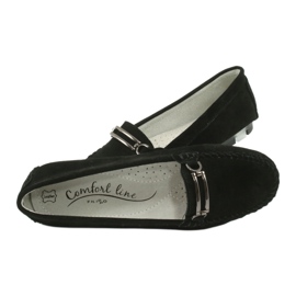 Mocassins de camurça Filippo DP1202 preto 6