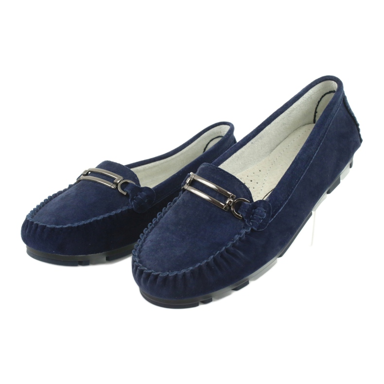Mocassins confeccionados em couro camurça Filippo DP 1202 azul 3 Mocassins confeccionados em couro camurça Filippo DP 1202 azul 3