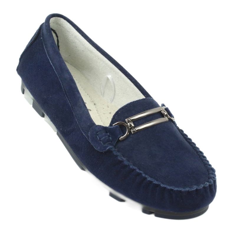 Mocassins confeccionados em couro camurça Filippo DP 1202 azul 1 Mocassins confeccionados em couro camurça Filippo DP 1202 azul 1