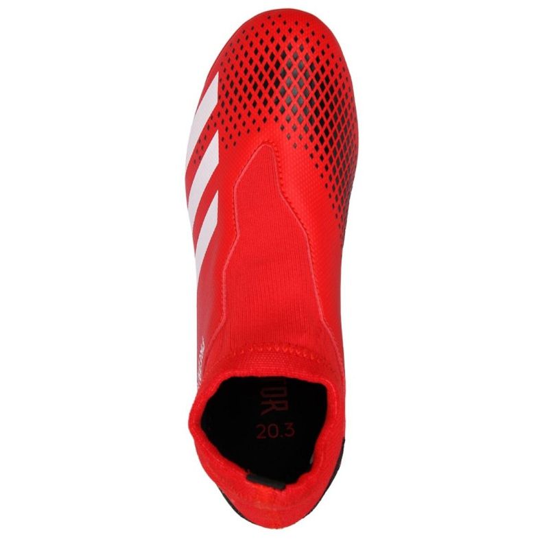 Chuteiras Adidas Predator 20.3 Ll Fg Jr EF1907 vermelho vermelho 1