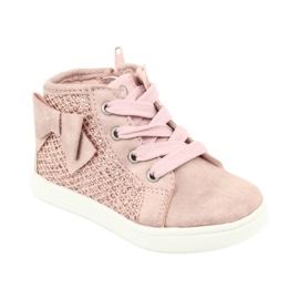 Botas esportivas para meninas American Club GC17 rosa 1