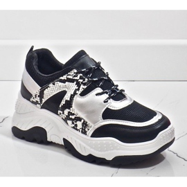 Sapatos esportivos cobra A88-56 pretos cinza 1