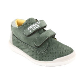 Botas com velcro American Club GC22 cinza verde 1