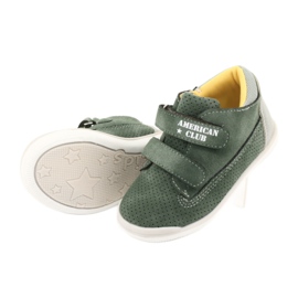 Botas com velcro American Club GC22 cinza verde 5