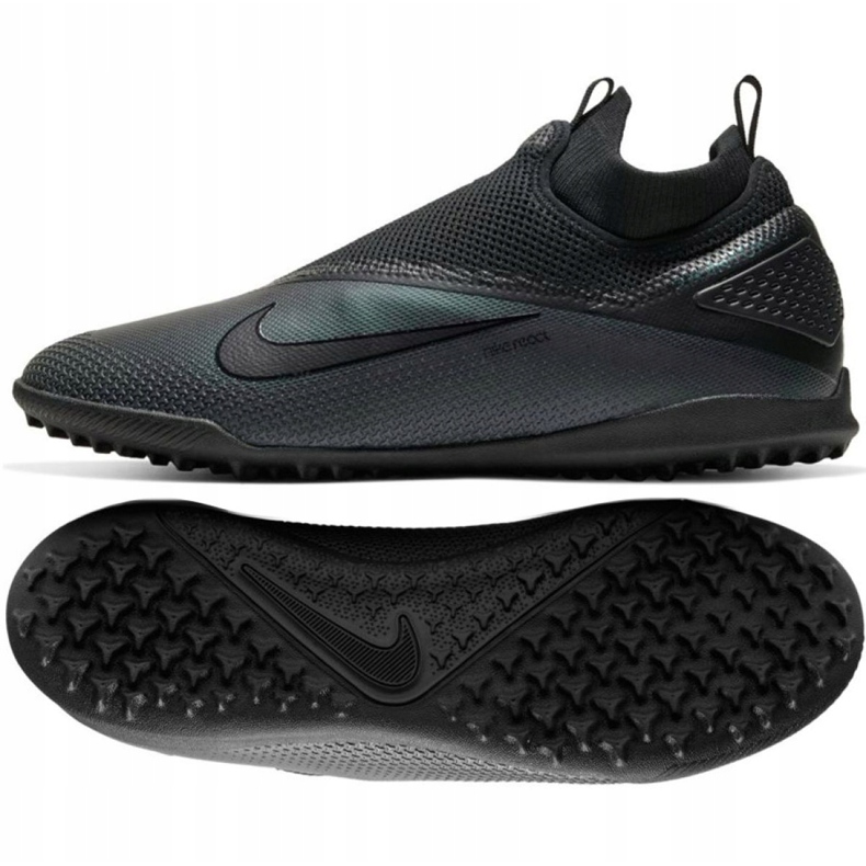 Chuteira Nike React Phantom Vsn 2 Pro Df Tf M CD4174-010 preto preto 2 Chuteira Nike React Phantom Vsn 2 Pro Df Tf M CD4174-010 preto preto 2