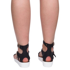 Sandálias Com Zíper 50035 Preto 1