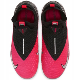 Chuteiras Nike Phantom Vsn 2 Elite Df FG / MG Jr CD4062-606 vermelho-rosa, preto rosa 1