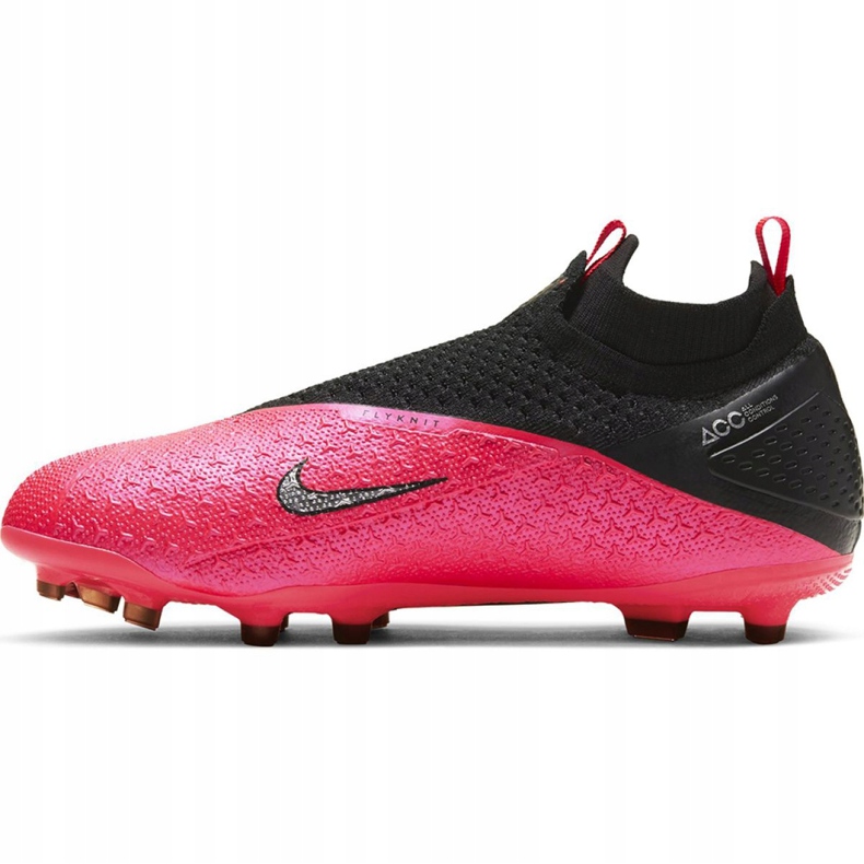 Chuteiras Nike Phantom Vsn 2 Elite Df FG / MG Jr CD4062-606 vermelho-rosa, preto rosa 2