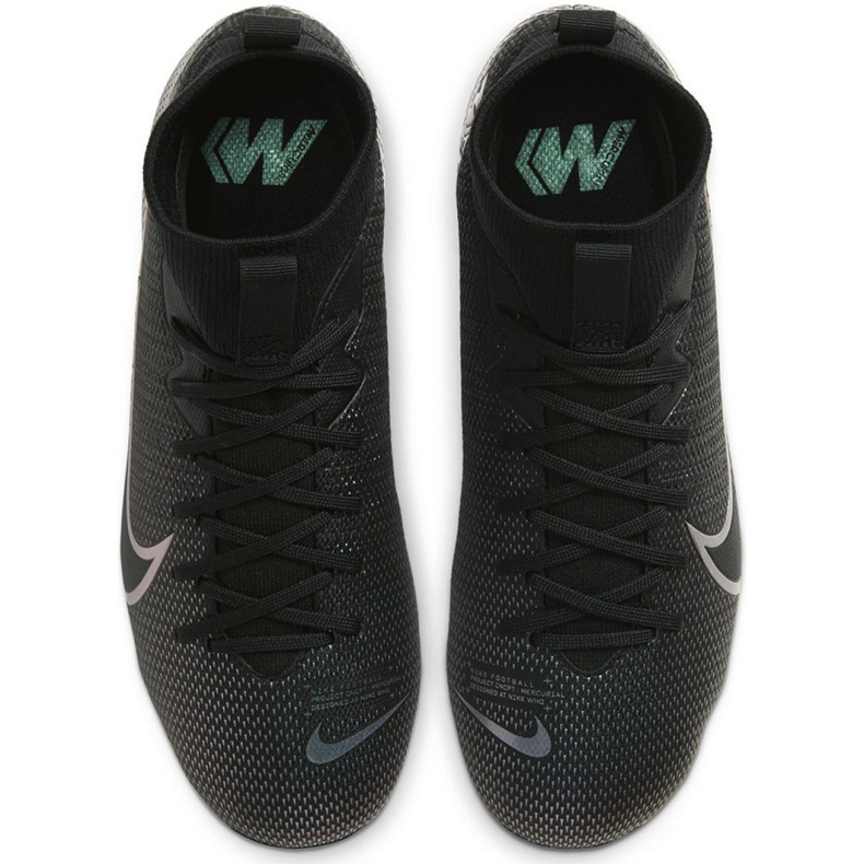Chuteiras Nike Mercurial Superfly 7 Academy FG / MG Jr AT8120-010 preto preto 1 Chuteiras Nike Mercurial Superfly 7 Academy FG / MG Jr AT8120-010 preto preto 1