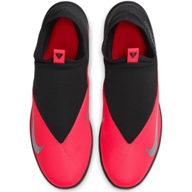Chuteiras Nike Phantom Vsn 2 Club Df Tf M CD4173-606 vermelho laranjas e vermelhos 1