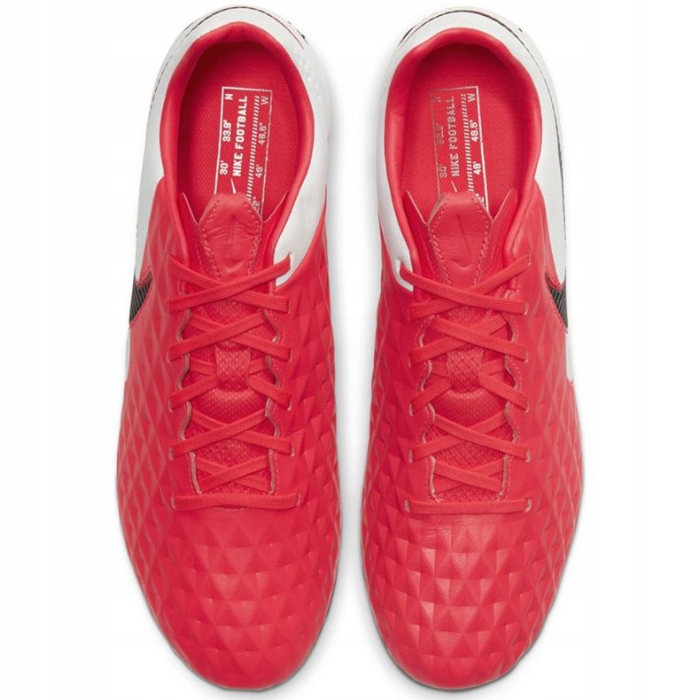 Chuteiras Nike Tiempo Legend 8 Pro Fg M AT6133-606 vermelho laranjas e vermelhos 1