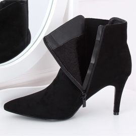 Botas pretas Chelsea camurça preta TX-1852 preta preto 2