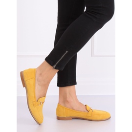 Mocassins de mel feminino T355P amarelo 1