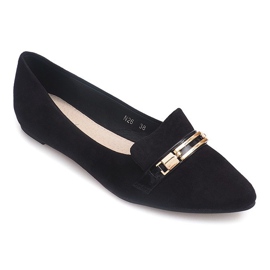 Ballerinas Mocassins Com Eco-Suede N26 Preto 1
