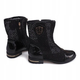 Botas Openwork com Zíper X362 Preto 1 Botas Openwork com Zíper X362 Preto 1