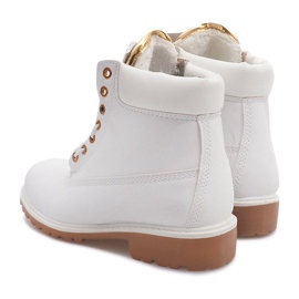 Botas de madeira isoladas 16-237 brancas branco 1