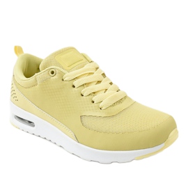 Sapatos esportivos femininos da moda bege GF7811 1