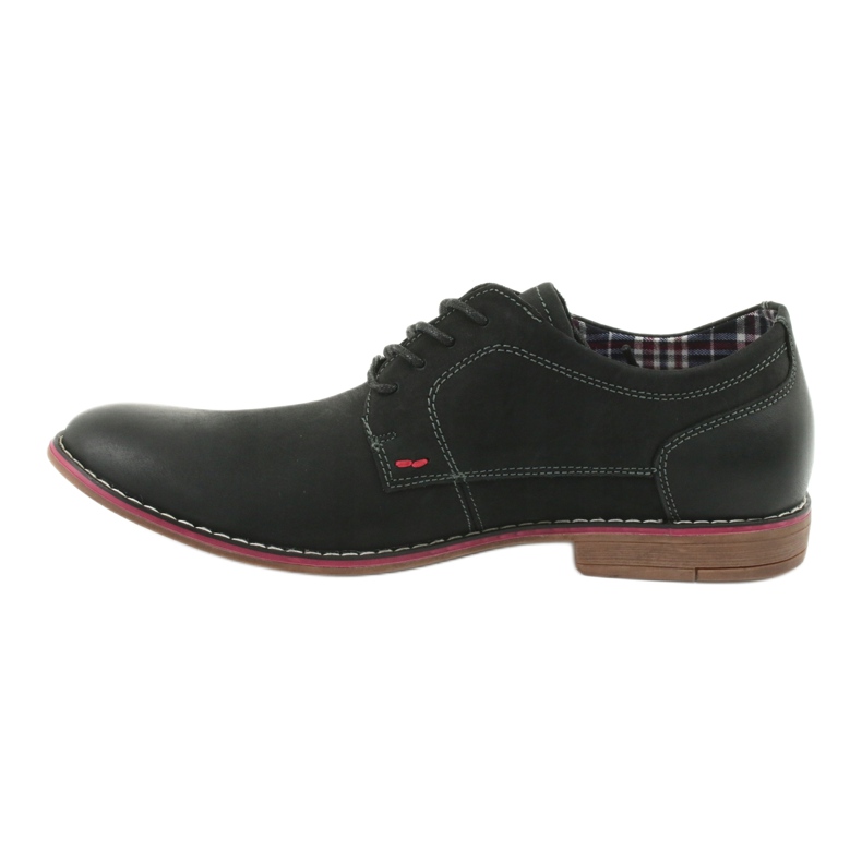 Sapatos de homem American Club CY01 com atacadores pretos 2 Sapatos de homem American Club CY01 com atacadores pretos 2