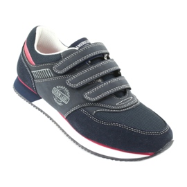 American Club Sapatos RH21 azul marinho americanos vermelho 1