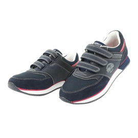 American Club Sapatos RH21 azul marinho americanos vermelho 3