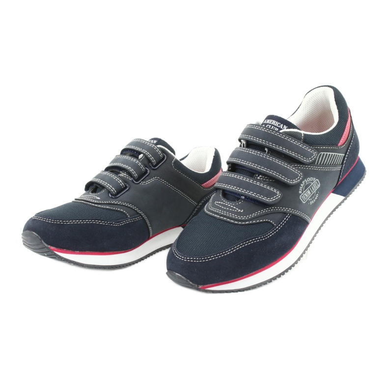 American Club Sapatos RH21 azul marinho americanos vermelho azul-marinho 3