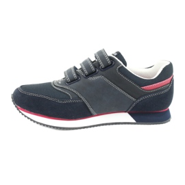 American Club Sapatos RH21 azul marinho americanos vermelho 2