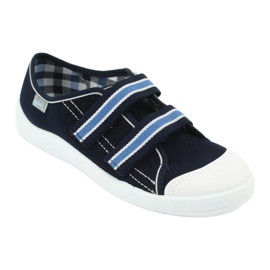 Calçados infantis Befado 672Y049 branco azul marinho azul 1
