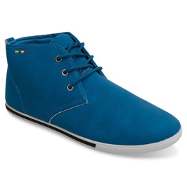 Sapatilhas altas azuis Skate 66511 azul 1