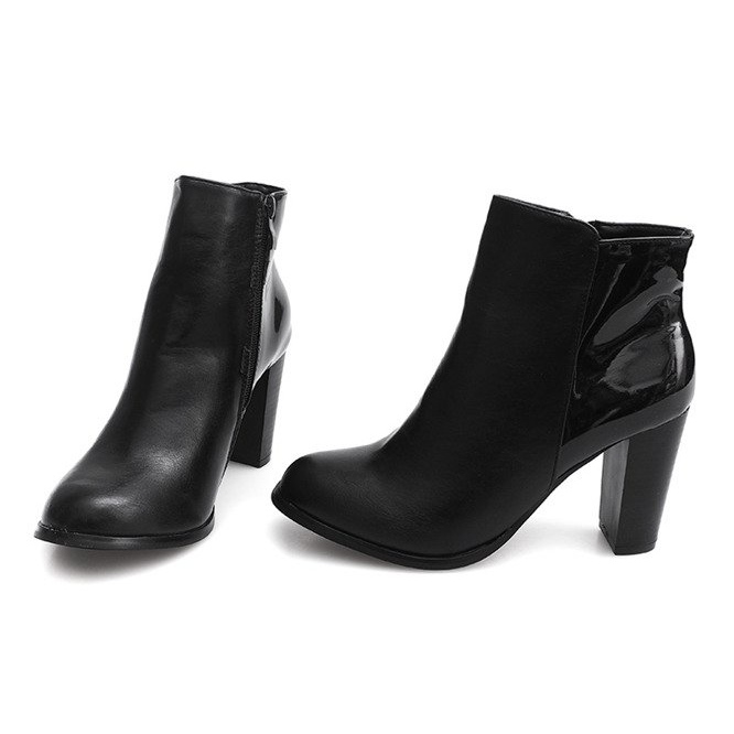 Botins Verniz F034 Preto 1