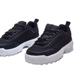 Sapatos esportivos da moda pretos DSC82-1 1