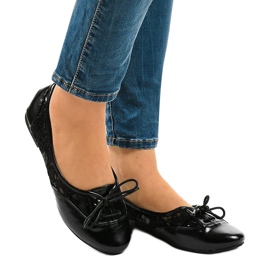 Bailarinas com cadarços pretos 61305 1