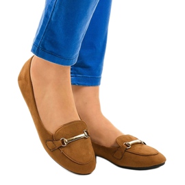 BM Mocassins marrons de 2S2018-56 bailarinas castanho 1